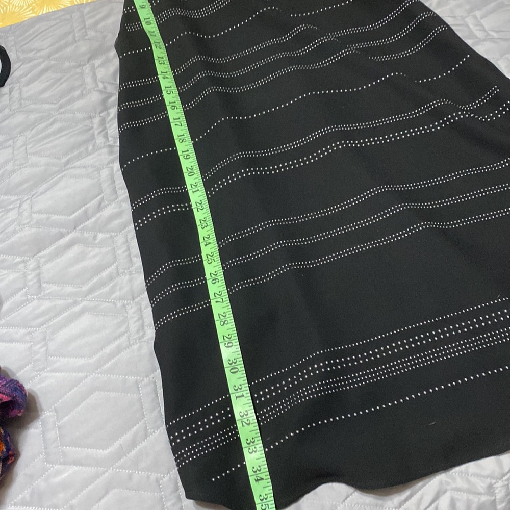 Sz Med⭐️NWT Gap Black Sleeveless Summer Dress Silver embellishment - Picture 8 of 11